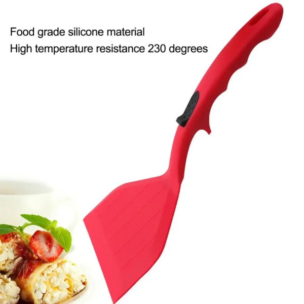 Silicone Turner Kitchen Gadgets Beef Egg Scraper Pizza Shovel Non-stick Frying Pan Food Lifters Cooking Utensils for Kitchen