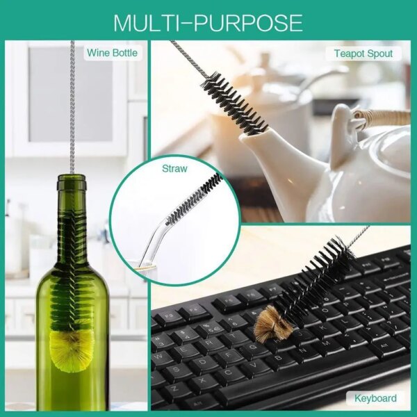 Suspensible Food Grade Cleaning Brush Multi-function Long Handle Glass Cleaner Cleaning Tool Cup Scrubber Milk Bottle Brush