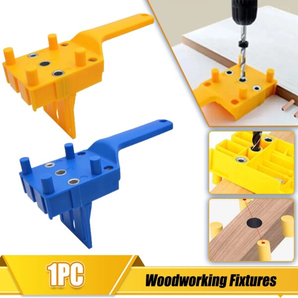 Woodworking Fixtures Hand Tool Set Handheld Wood Tools 6/8/10mm Drill Bit Punching Machine Woodworking Locator Woodworking Tools